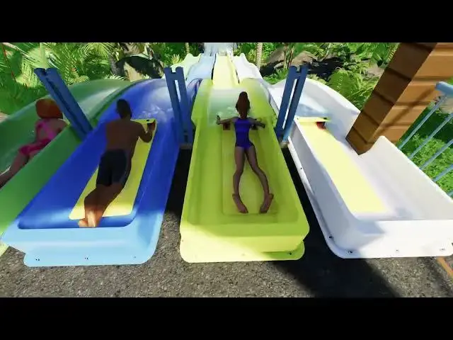 'Video thumbnail for Planet Coaster 2 Panne WaterPark Walking In First Person'