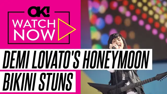 'Video thumbnail for Bikini-Clad Demi Lovato Bares Slim Physique on Lavish Honeymoon With Husband Jutes: Photos'