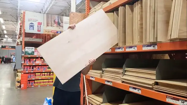'Video thumbnail for Buy a giant wood board at Home Depot for this GENIUS bedroom idea!'