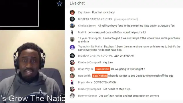 'Video thumbnail for law nation sports: dallas cowboys talk: dak prescott, dez bryant & offensive line analysis'