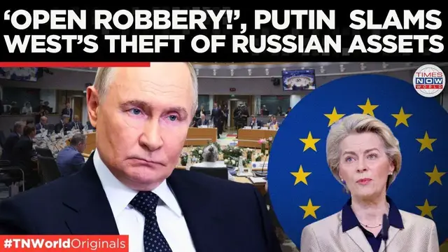 'Video thumbnail for Putin EXPOSES Western "ROBBERY" of Russian Assets - FULL SPEECH'