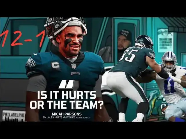 'Video thumbnail for lord brunson: micah parsons questions jalen hurts' mvp resume, eagles vs. cowboys nfl analysis'