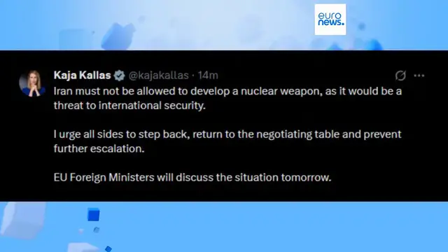 'Video thumbnail for Europe’s leaders call for talks, but Iran says diplomacy’s been blown away'