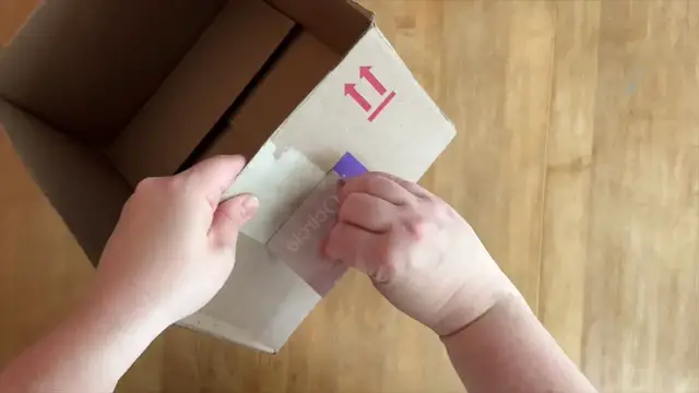 'Video thumbnail for Save your leftover cardboard box for this GENIUS storage idea!'