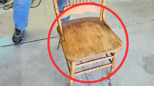 'Video thumbnail for Cut a thrift store chair in half for this BRILLIANT porch idea!'
