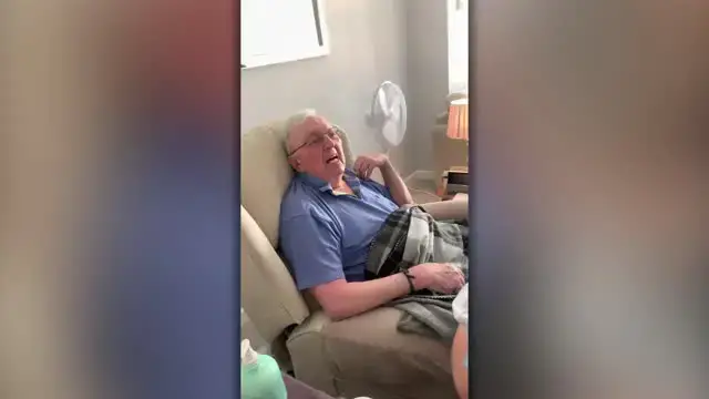 'Video thumbnail for Grandfather With Dementia Surprised With Pillow Of Late Wife | Happily TV'