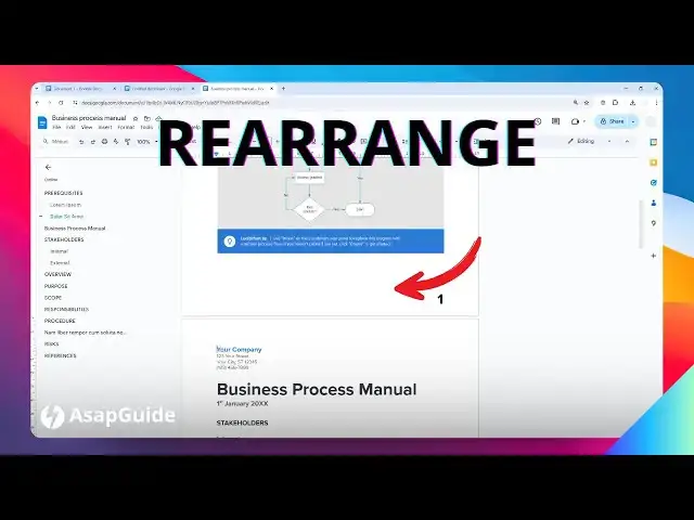 'Video thumbnail for How To Rearrange Pages in Google Docs'
