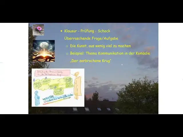 'Video thumbnail for Schock in Klausur/Prüfung: Lösung: Aus wenig viel machen, Beispiel Kleist, Krug, Thema Kommunikation'