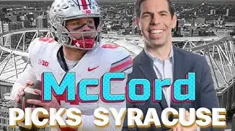 'Video thumbnail for Why Kyle McCord Picked Syracuse and How It Changes Everything I Damon Amendolara'