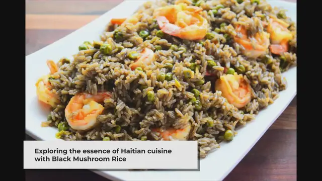 'Video thumbnail for Exploring Haitian Cuisine: How to Make Traditional Black Mushroom Rice'