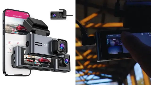 'Video thumbnail for OMBAR Dash Cam 5G WiFi GPS 3 Channel Front and Rear Inside Review'