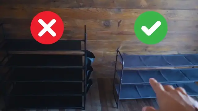 'Video thumbnail for Oyrel Shoe Rack Versus Aooda Shoe Rack'
