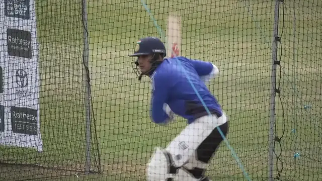 'Video thumbnail for India practice at Headingley ahead of first Test against England'