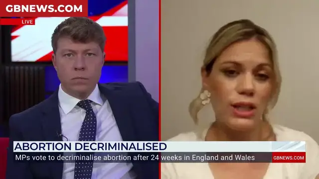 'Video thumbnail for Miriam Cates warns of surge in 'late-term abortions' following vote to decriminalise act after 24 weeks'