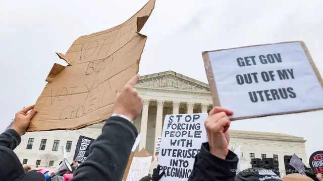 'Video thumbnail for 3 years after Roe fell, abortion access and politics remain deeply divided'