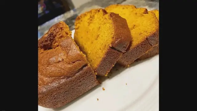 'Video thumbnail for Moist and Delicious Pumpkin Bread'
