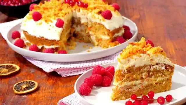 'Video thumbnail for Carrot Cake - This recipe will drive you crazy! I have never eaten such a delicious carrot cake!'
