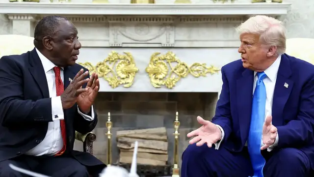 'Video thumbnail for US-South Africa relations: Mixed reaction after extraordinary meeting'