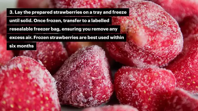 'Video thumbnail for How to freeze strawberries'