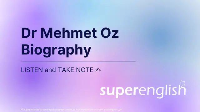 'Video thumbnail for Dr Mehmet Oz'