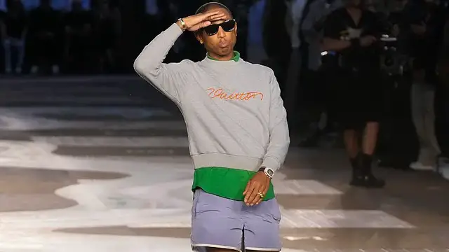'Video thumbnail for Pharrell Williams presents Spring/Summer 2026 collection for Louis Vuitton'