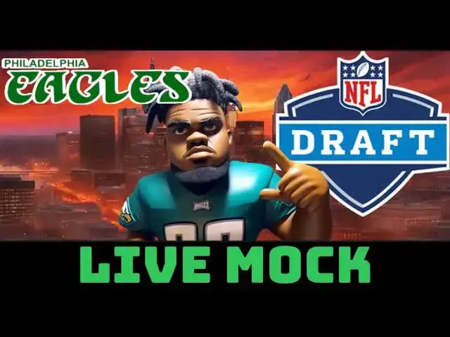'Video thumbnail for lord brunson: eagles nfl draft 2024 mock: wr trade up or smoke screen?'