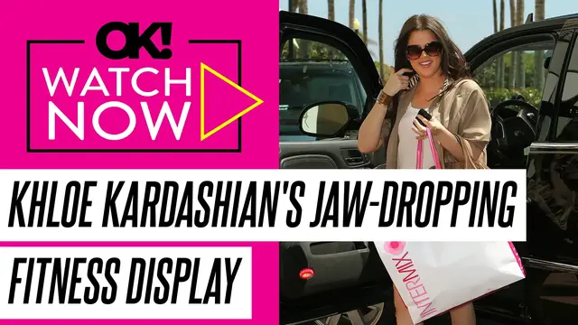 'Video thumbnail for Khloe Kardashian Shows Off Her Fit Figure as She Nearly Spills Out of Her Sports Bra in Drool-Worthy Photos'