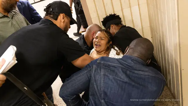 'Video thumbnail for ICE detention hits record high, most detainees not convicted of crimes'