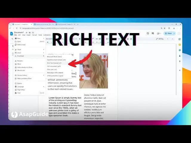 'Video thumbnail for How to Convert Google Docs to Rich Text Format (.rtf)'