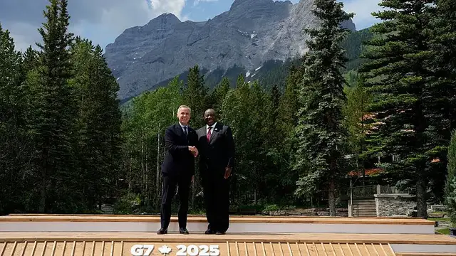 'Video thumbnail for Ramaphosa concludes G7 summit visit, no meeting with Trump'