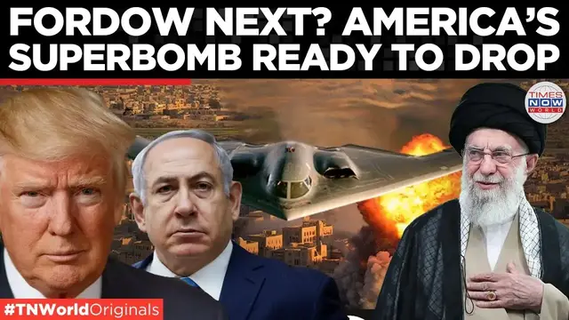 'Video thumbnail for Trump Eyes Iran Strike Asks Pentagon Will Bunker Busters Work? | Times Now World'