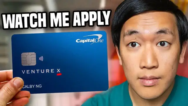 'Video thumbnail for calby ng: capital one venture x application: approval, credit score & rewards!'