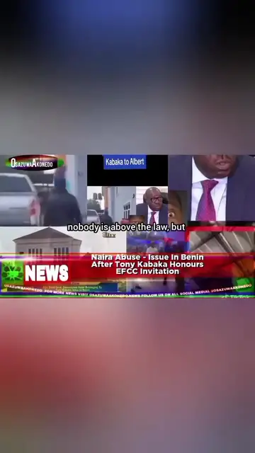 'Video thumbnail for Naira Abuse - Issue In Benin After Tony Kabaka Honours EFCC Invitation '