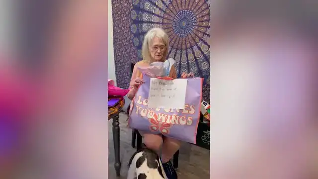 'Video thumbnail for Grandma Told She'd Never Walk Again Recovers Thanks To Puppy | Happily TV'