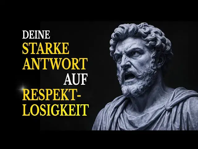 'Video thumbnail for Respektlosigkeit stoisch begegnen – wie du bei Beleidigungen deine Würde bewahrst'