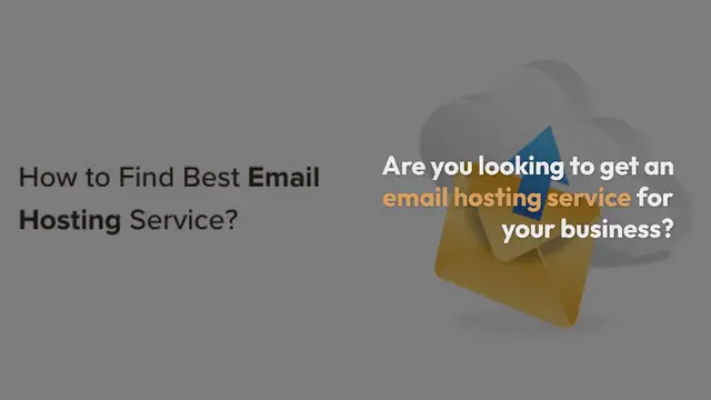 'Video thumbnail for What is Email Hosting and How to Find Best Email Hosting Service'