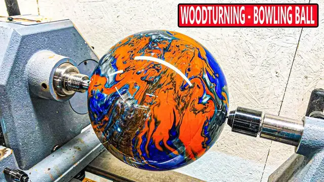 'Video thumbnail for Woodturning - Bowling Ball'