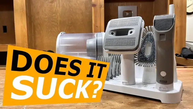'Video thumbnail for lvittyPet Dog Grooming Kit & Pet Hair Vacuum Review'