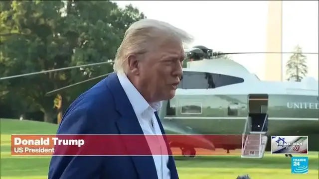'Video thumbnail for 'I'm not happy with Israel or Iran': Trump swears in outburst after ceasefire violations'