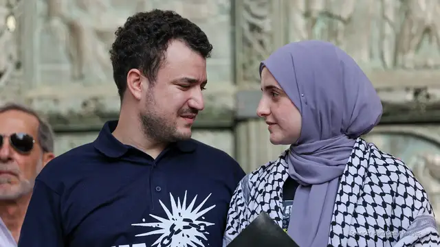 'Video thumbnail for Mahmoud Khalil speaks out after detention: 'It felt like kidnapping''