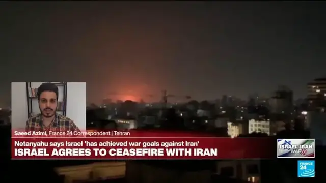'Video thumbnail for 'Heaviest bombardment Tehran has seen since staart of war''