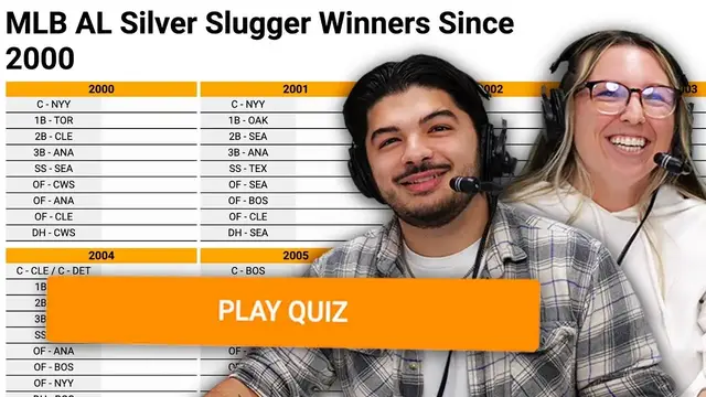 'Video thumbnail for Can we name every American League Silver Slugger since 2000? (MLB Sporcle)'