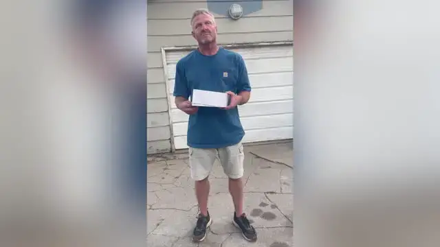 'Video thumbnail for Dad Opens 'Late Birthday Present' To Discover News He's Set To Be A Grandpa For First Time'