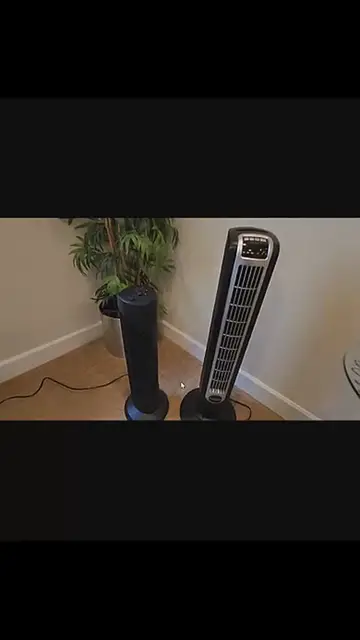 'Video thumbnail for Comparison between Lasko and Amazon Basic Tower Fan'