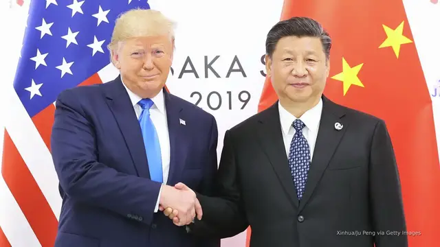 'Video thumbnail for Trump threatens additional 50% tariff on China after country retaliates'