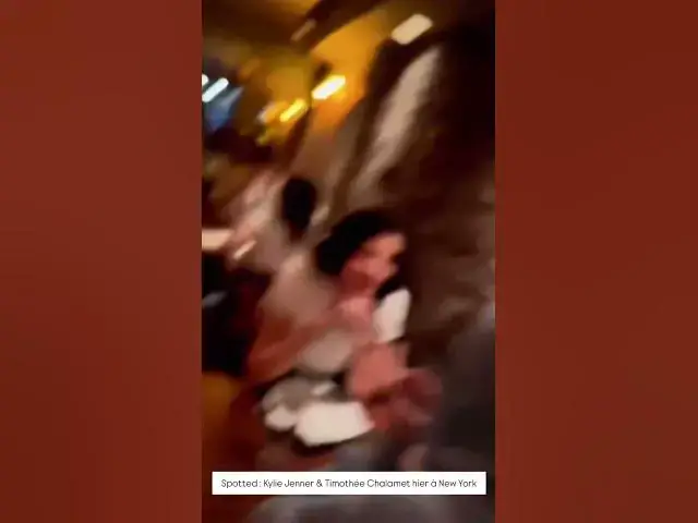 'Video thumbnail for Spotted Kylie Jenner & Timothée Chalamet le 13 octobre à New-York'