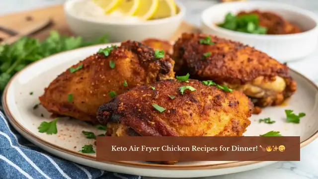 'Video thumbnail for Keto Air Fryer Chicken Recipes | Easy & Crispy Dinners!'