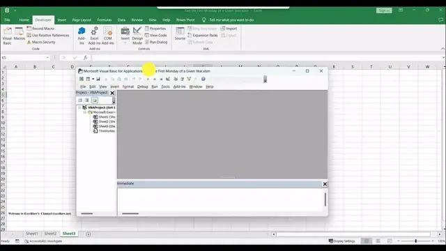 'Video thumbnail for How to Get the First Monday of a Given Year in Excel'