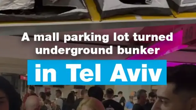 'Video thumbnail for A mall parking lot turned underground bunker in Tel Aviv'