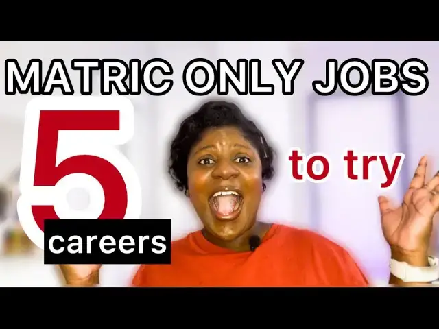 'Video thumbnail for JOBS TO APPLY FOR WHEN YOU JUST HAVE A MATRIC  QUALIFICATION'